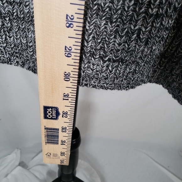 Banana Republic Gray Sleeveless Sweater Cardigan Sz M - Picture 6 of 9